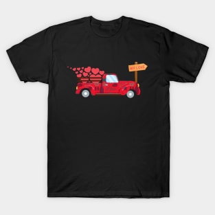 Cute car valentines day T-Shirt